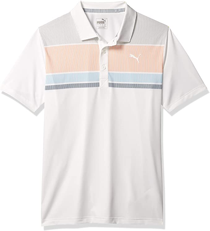 Puma Mens Road Map Golf Polo Shirts