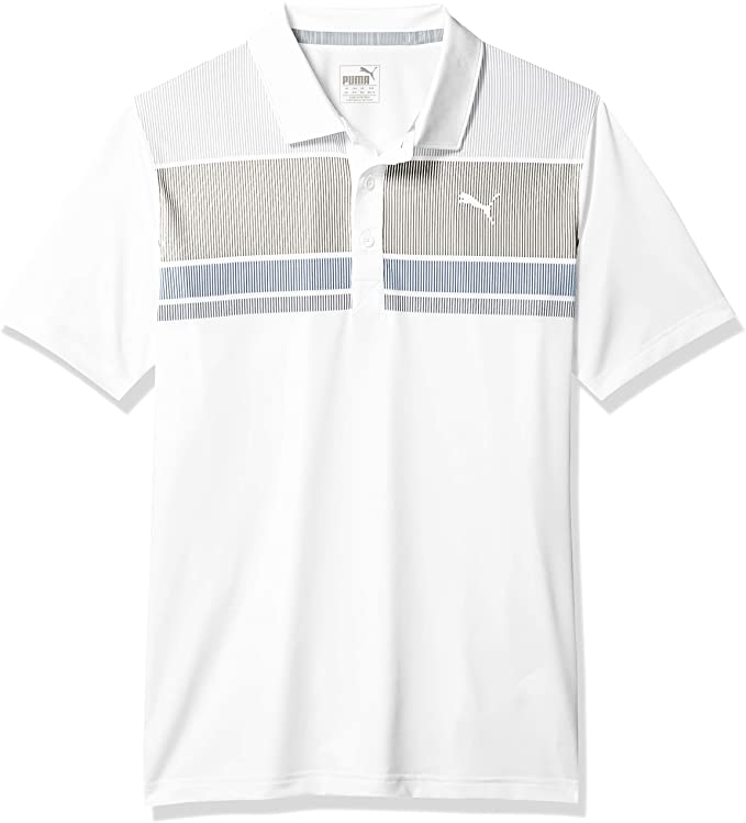 Puma Mens Road Map Golf Polo Shirts