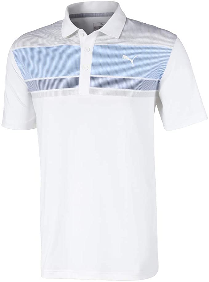 Puma Mens Road Map Golf Polo Shirts