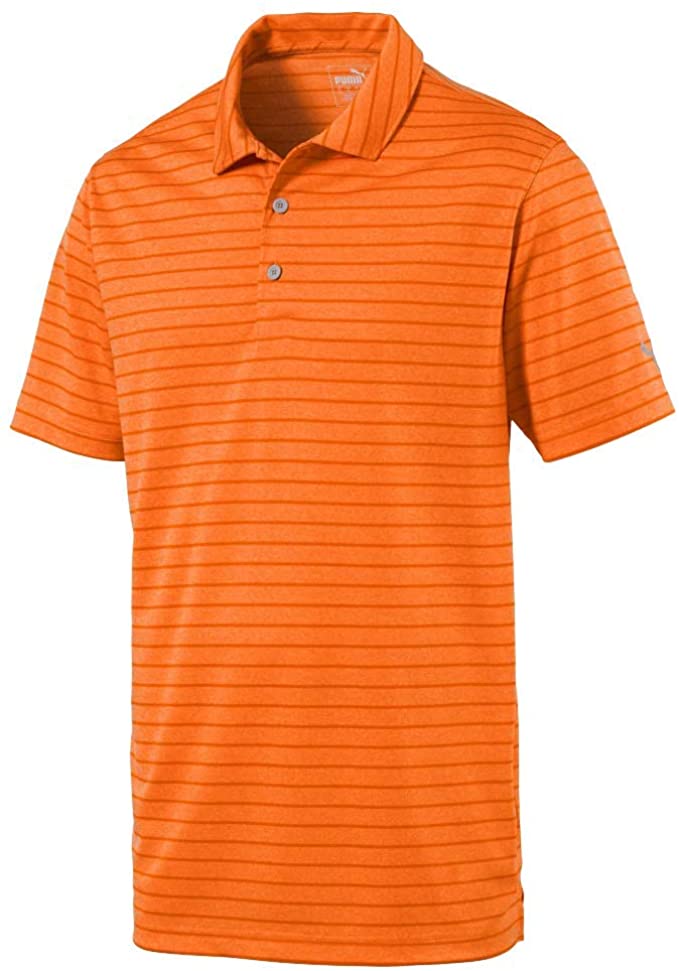 Mens Puma Rotation Stripe Golf Polo Shirts