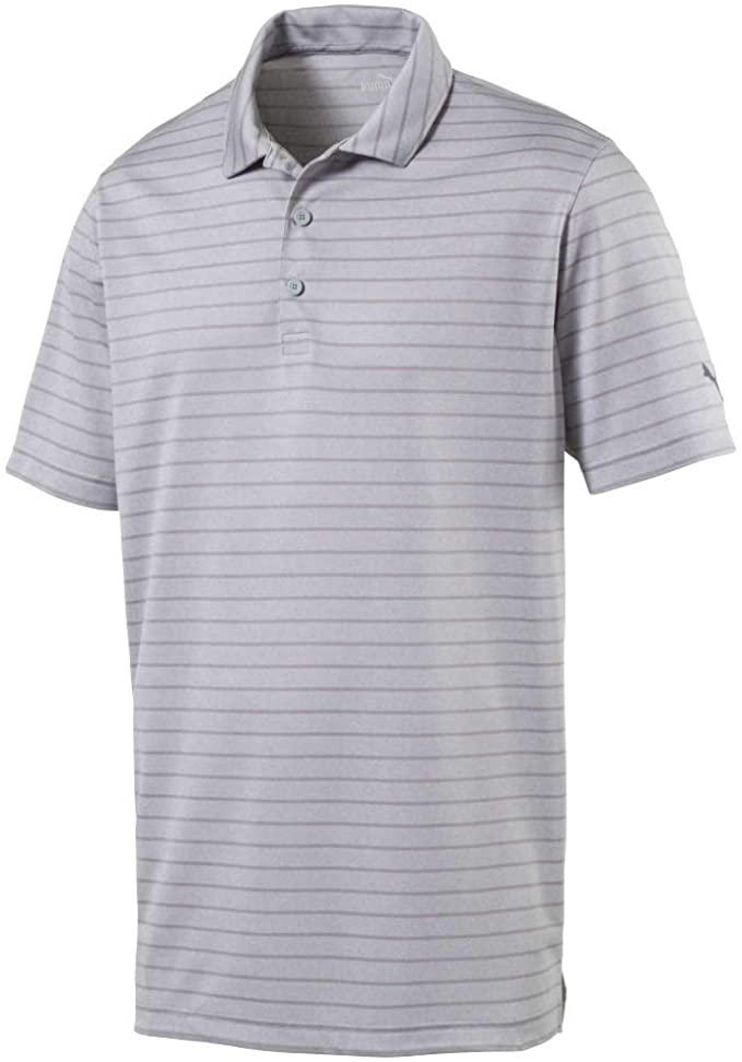 Puma Mens Rotation Stripe Golf Polo Shirts