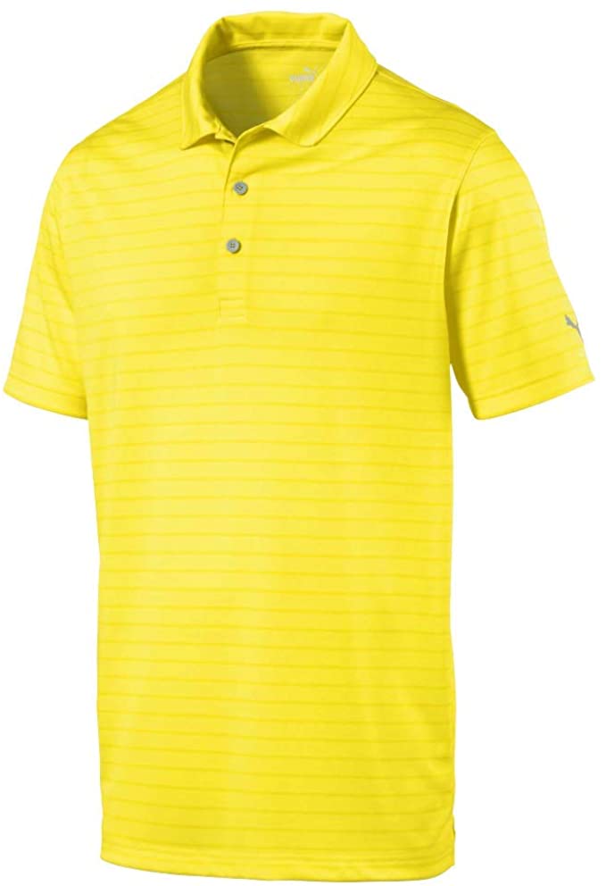 Puma Mens Rotation Stripe Golf Polo Shirts