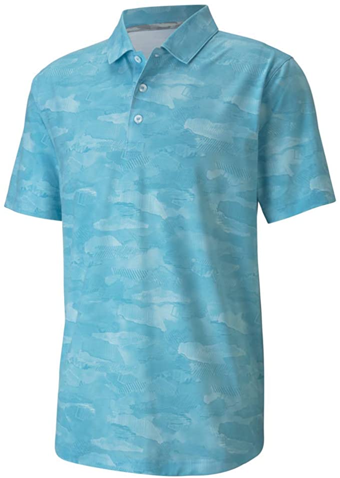 Puma Mens Solarized Camo Golf Polo Shirts