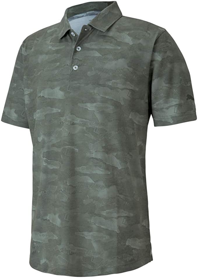 Puma Mens Solarized Camo Golf Polo Shirts