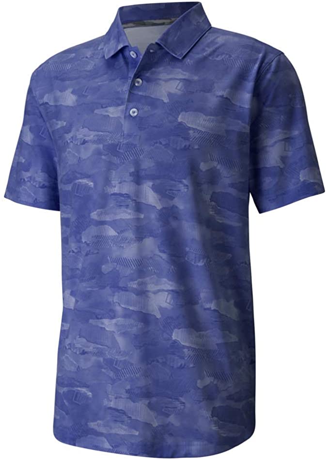 Puma Mens Solarized Camo Golf Polo Shirts