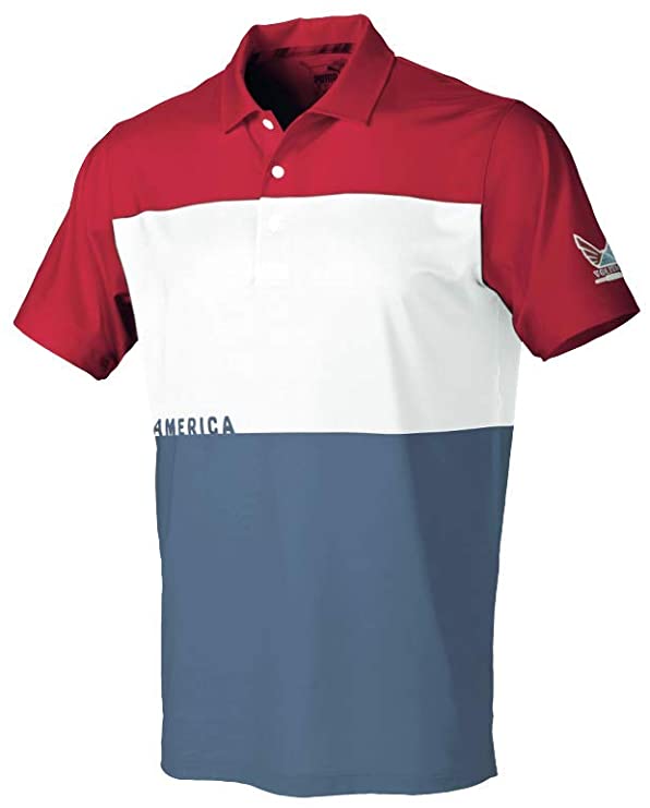Puma Mens Volition CK6 America Golf Polo Shirts