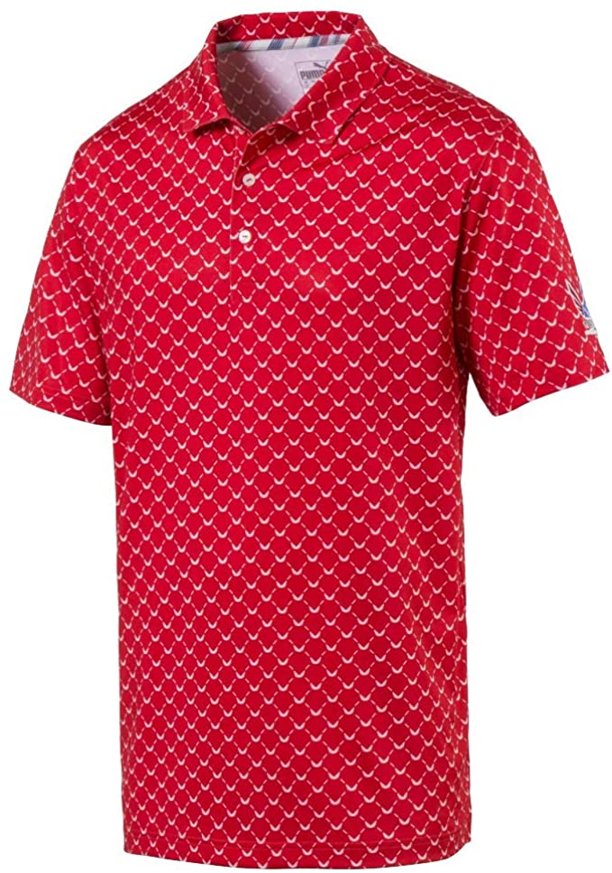 Mens Puma Volition Wings Golf Polo Shirts