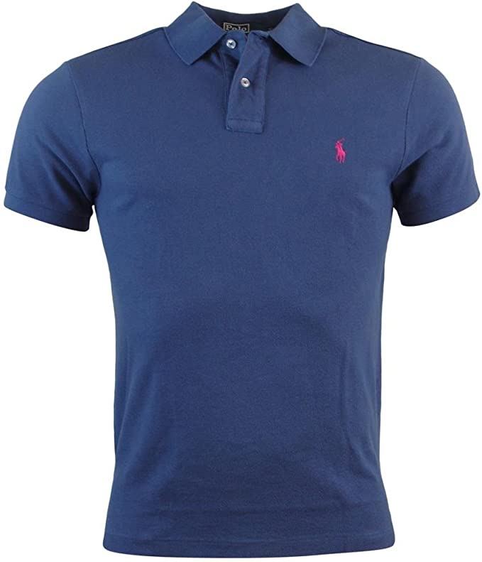 Mens Ralph Lauren Custom Fit Mesh Golf Polo Shirts