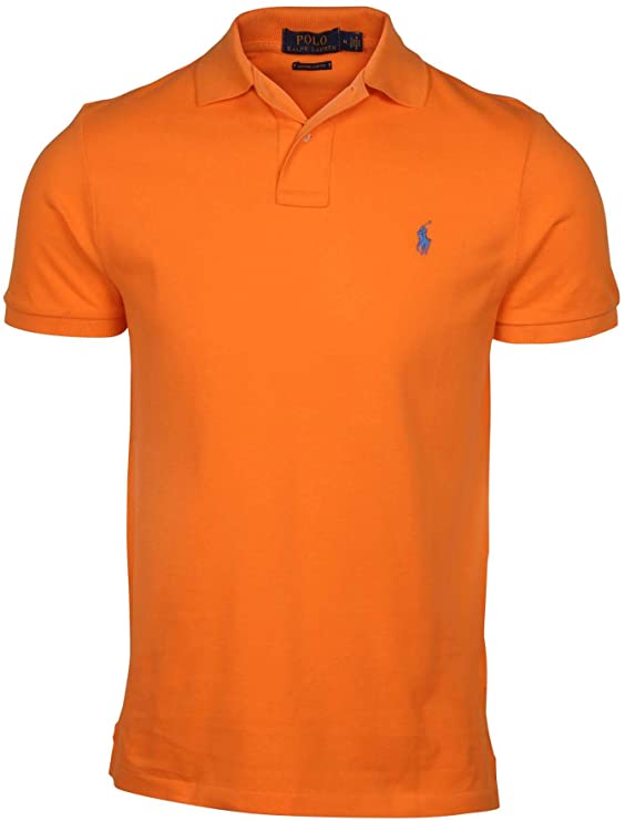 Mens Ralph Lauren Custom Slim Fit Mesh Golf Polo Shirts