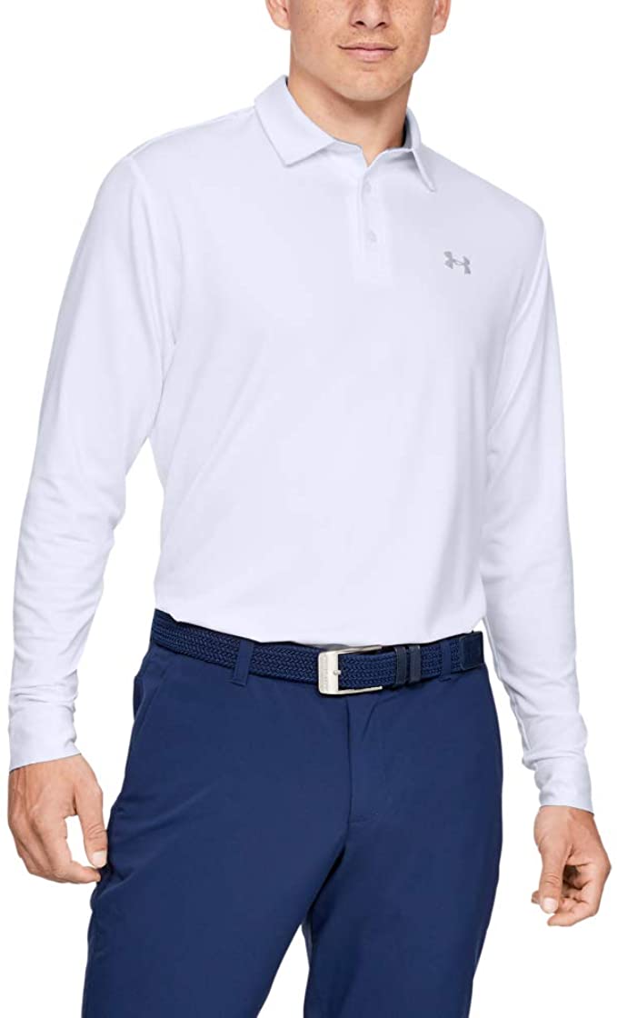 Under Armour Mens Playoff 2.0 Long Sleeve Golf Polo Shirts