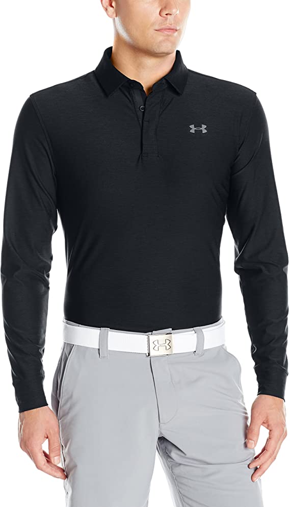 Mens Under Armour Playoff Long Sleeve Golf Polo Shirts