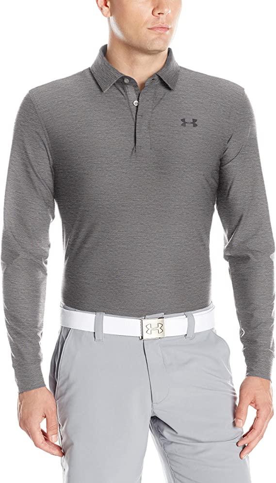 Under Armour Mens Playoff Long Sleeve Golf Polo Shirts