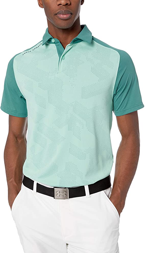 Mens Under Armour Tour Tips Champion Golf Polo Shirts