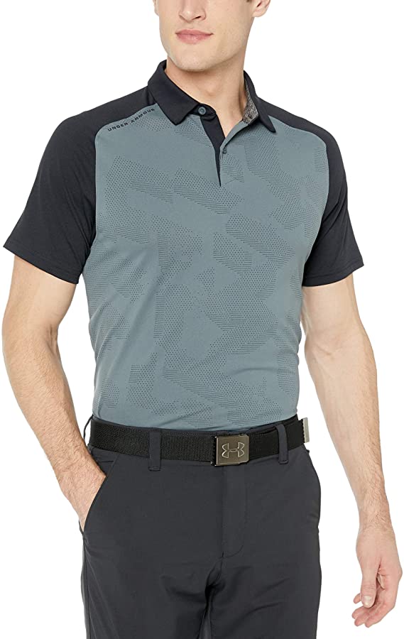 Under Armour Mens Tour Tips Champion Golf Polo Shirts