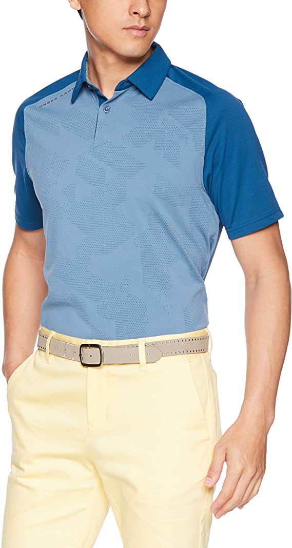 Under Armour Mens Tour Tips Champion Golf Polo Shirts