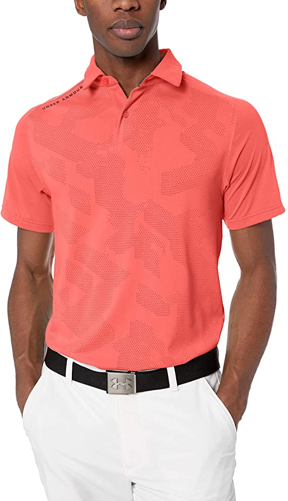 Under Armour Mens Tour Tips Champion Golf Polo Shirts