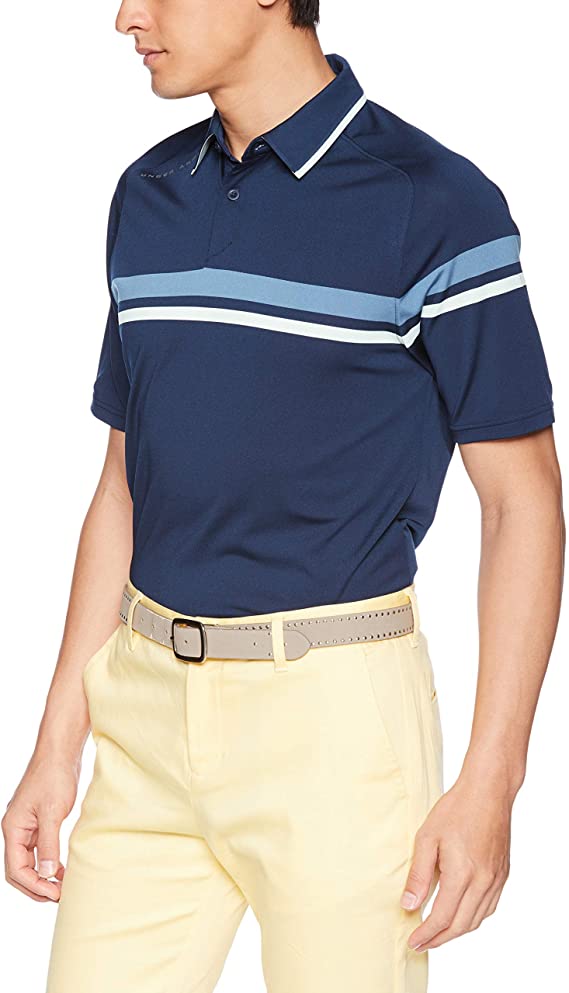Mens Under Armour Tour Tips Drive Golf Polo Shirts