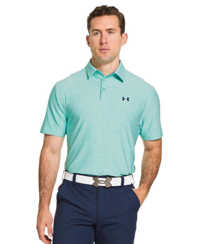 Under Armour Mens UA Elevated Heather Polo Shirts