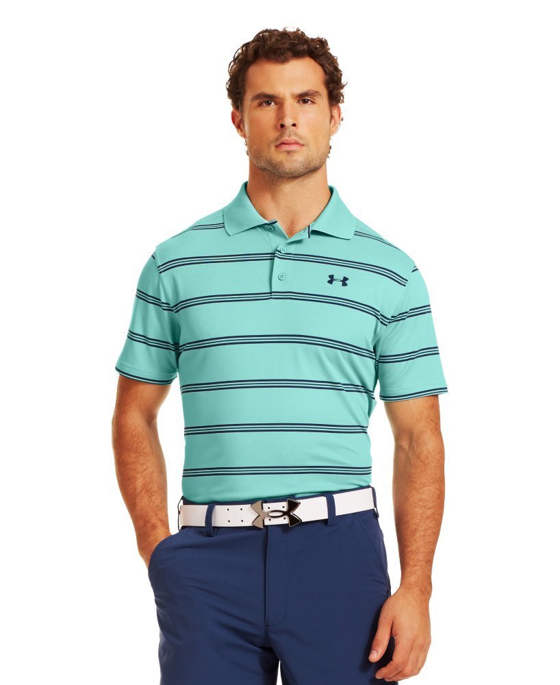 Under Armour UA Fade Stripe Golf Polo Shirts