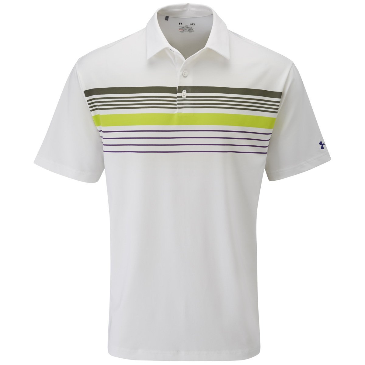 Under Armour UA Gimme Chest Stripe Golf Polo Shirts