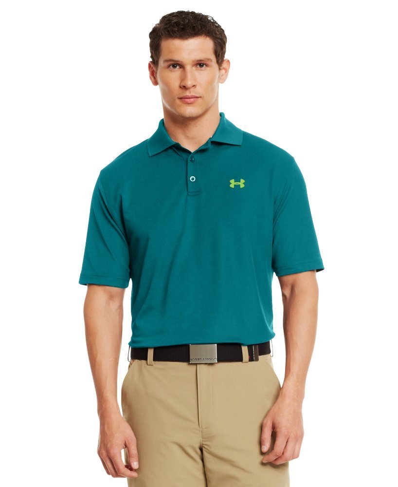 Under Armour Mens UA Performance Short Sleeve Team Golf Shirts