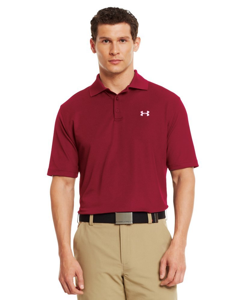 Under Armour Mens UA Performance Short Sleeve Team Polo Shirts