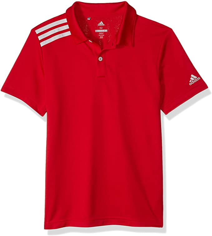 Adidas Womens 3 Stripe Tournament Golf Polo Shirts