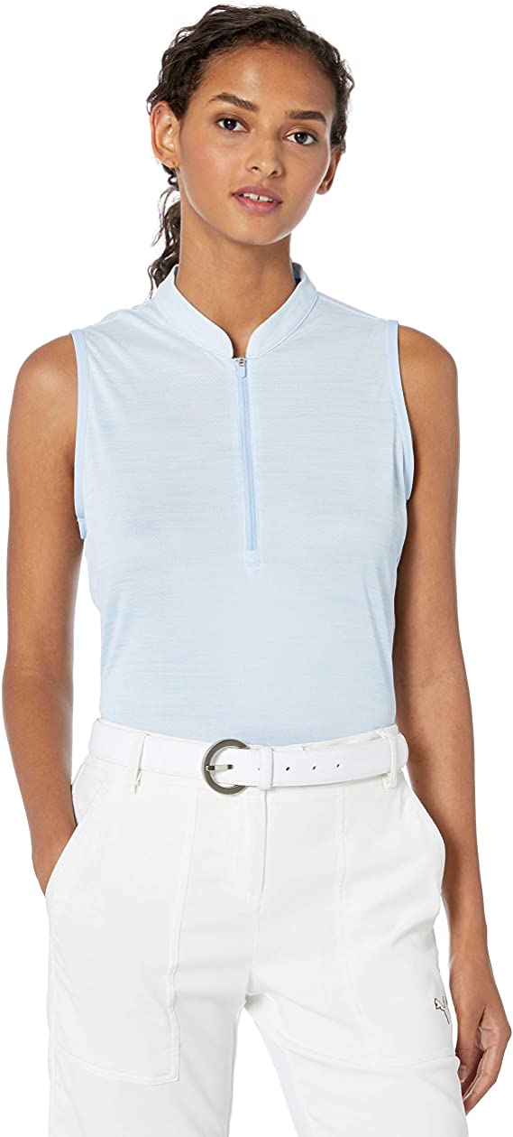 Adidas Womens Novelty Sleeveless Golf Polo Shirts
