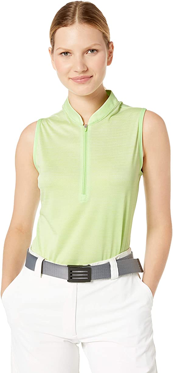 Adidas Womens Novelty Sleeveless Golf Polo Shirts