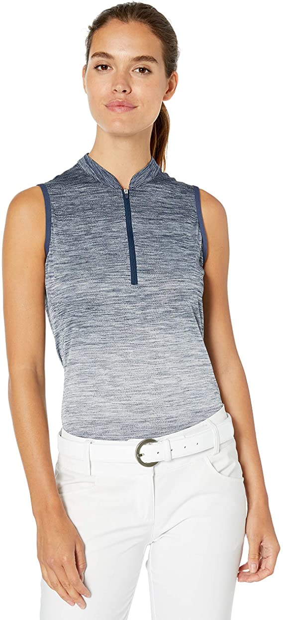 Adidas Womens Novelty Sleeveless Golf Polo Shirts