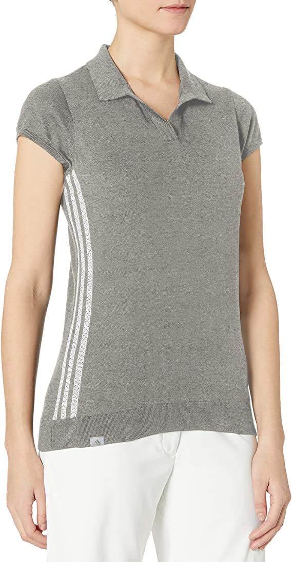 Womens Adidas Sweater Knit Golf Polo Shirts