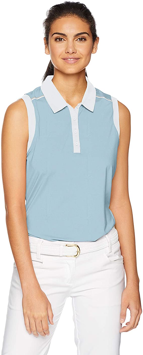 Adidas Womens Ultimate 2 Tone Golf Polo Shirts