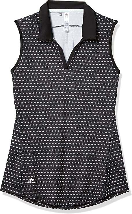 Adidas Womens Ultimate 365 Printed Golf Polo Shirts