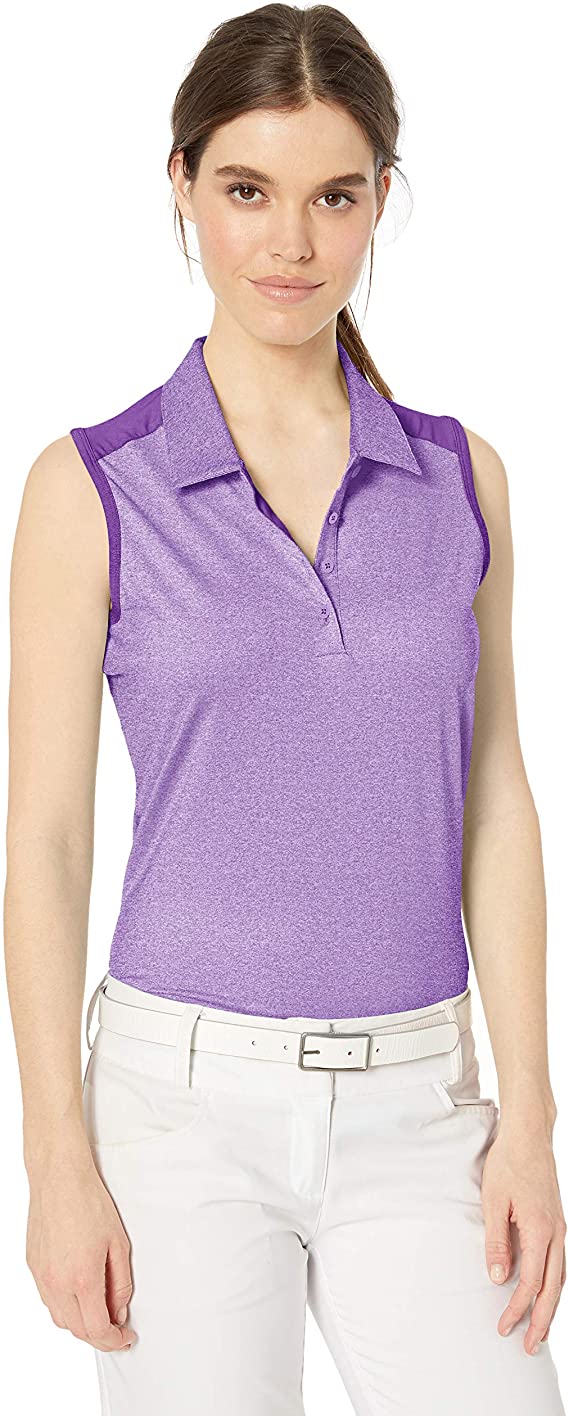 Womens Adidas Ultimate Sleeveless Golf Polo Shirts