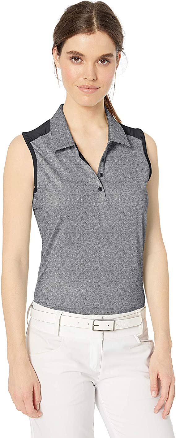 Adidas Womens Ultimate Sleeveless Golf Polo Shirts