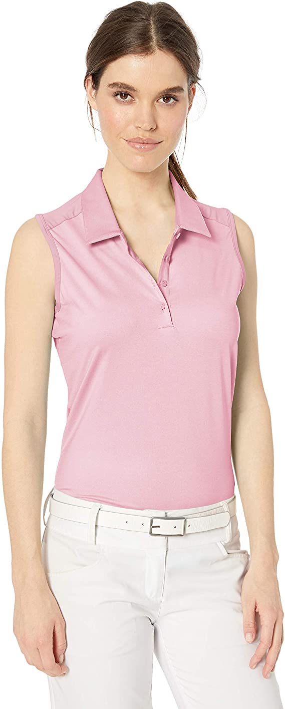 Adidas Womens Ultimate Sleeveless Golf Polo Shirts