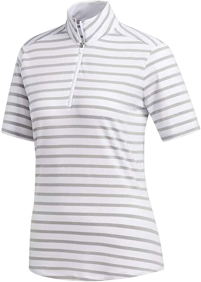 Adidas Womens Ultimate Stripe Golf Polo Shirts