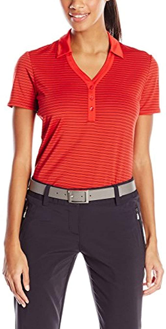 Womens Callaway Fine Line Stripe Golf Polo Shirts