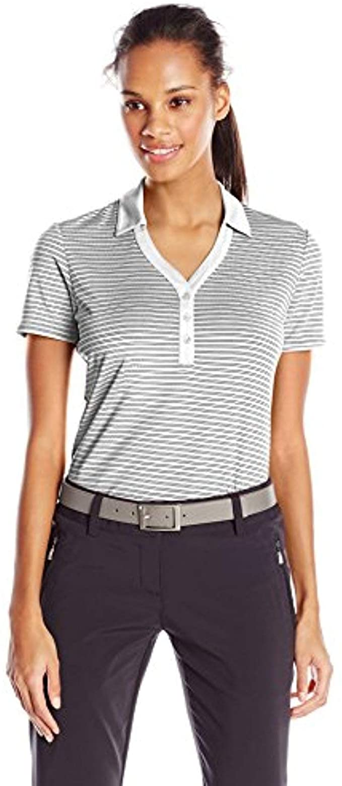 Callaway Womens Fine Line Stripe Golf Polo Shirts