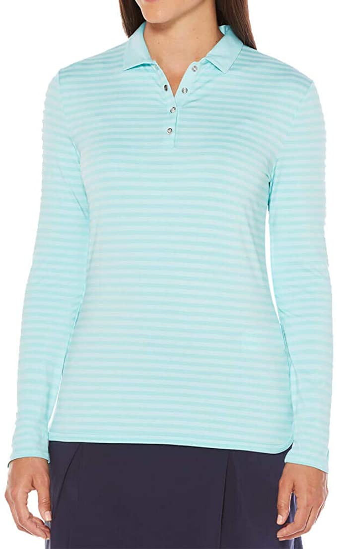 Callaway Womens Opti-Dri Tonal Stripe Golf Polo Shirts