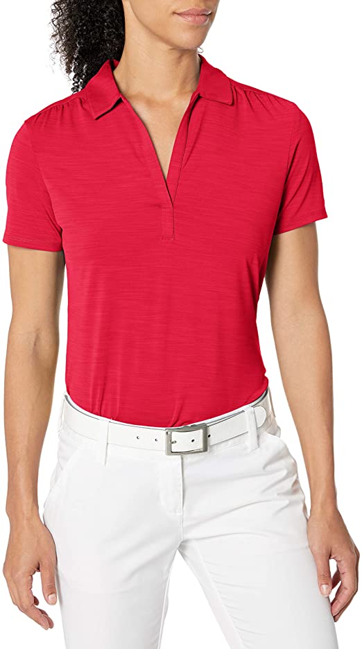 Callaway Womens Short Sleeve Tonal Golf Polo Shirts