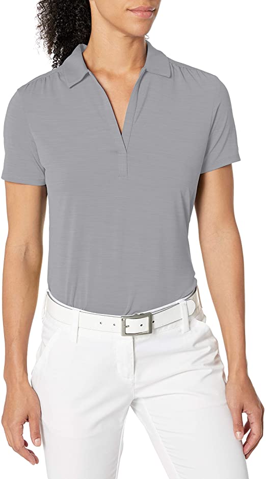 Callaway Womens Short Sleeve Tonal Golf Polo Shirts