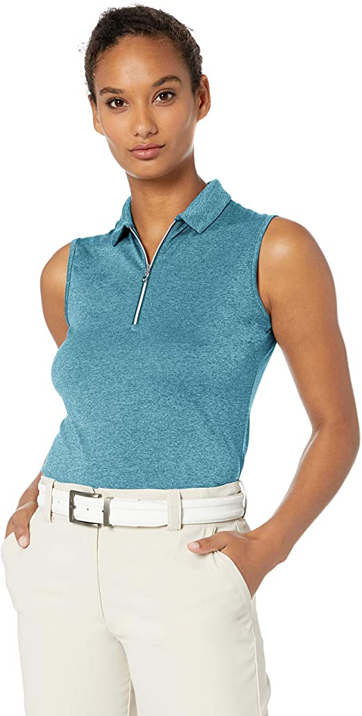 Womens Callaway Sleeveless Heather Golf Polo Shirts