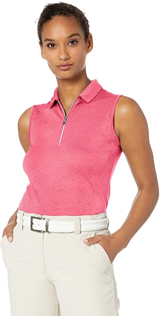 Callaway Womens Sleeveless Heather Golf Polo Shirts
