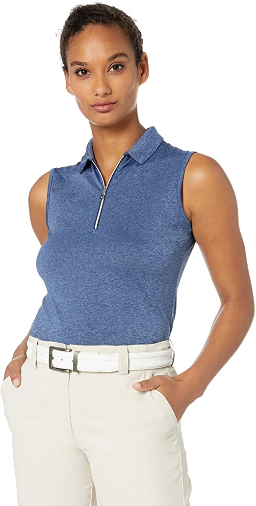 Callaway Womens Sleeveless Heather Golf Polo Shirts