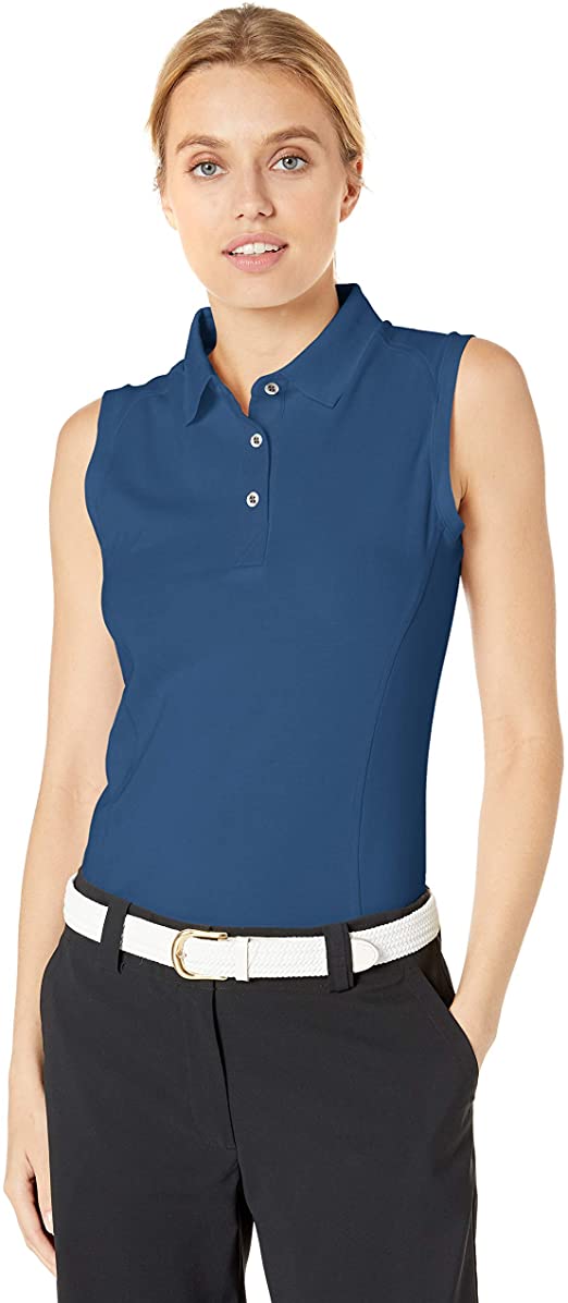 Womens Cutter & Buck Advantage Sleeveless Golf Polo Shirts