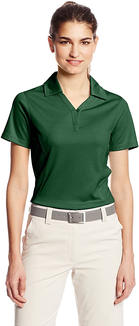 Womens Cutter & Buck Drytec Genre Golf Polo Shirts with Ribbed Collar