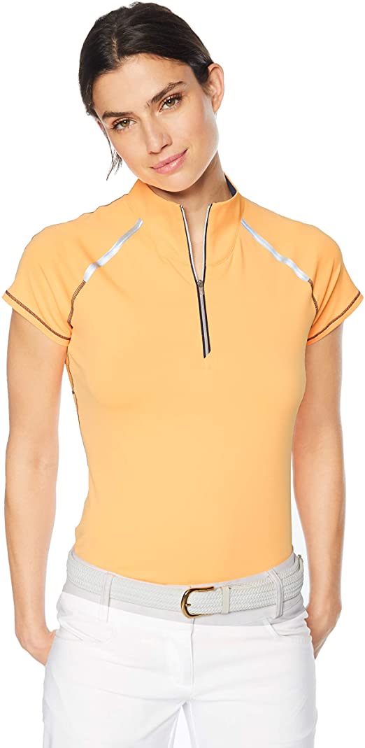 Womens Cutter & Buck Drytec Mock Neck Golf Shirts