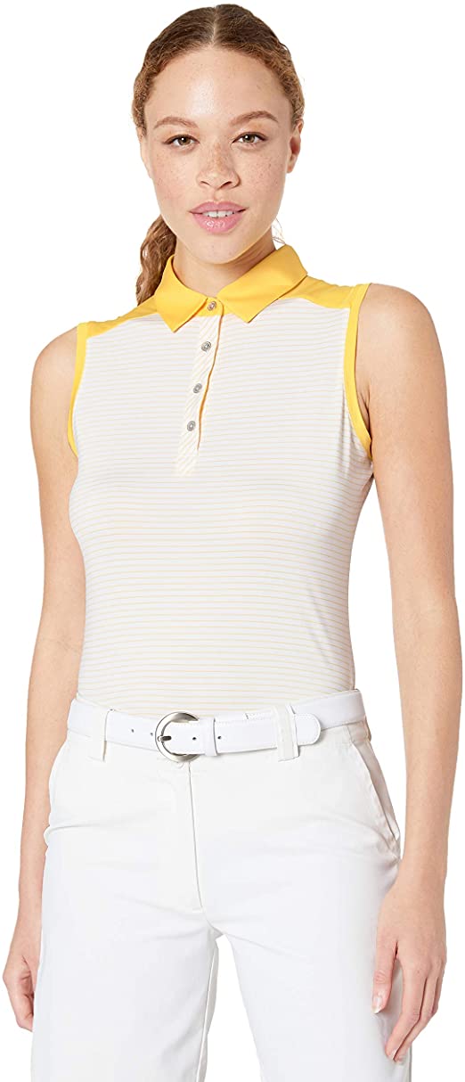 Cutter & Buck Womens Lauren Stripe Golf Polo Shirts
