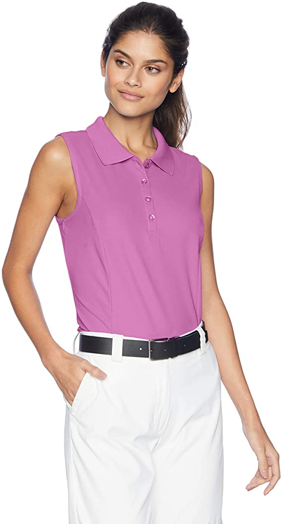 Womens Greg Norman Protek Micro Pique Golf Polo Shirts